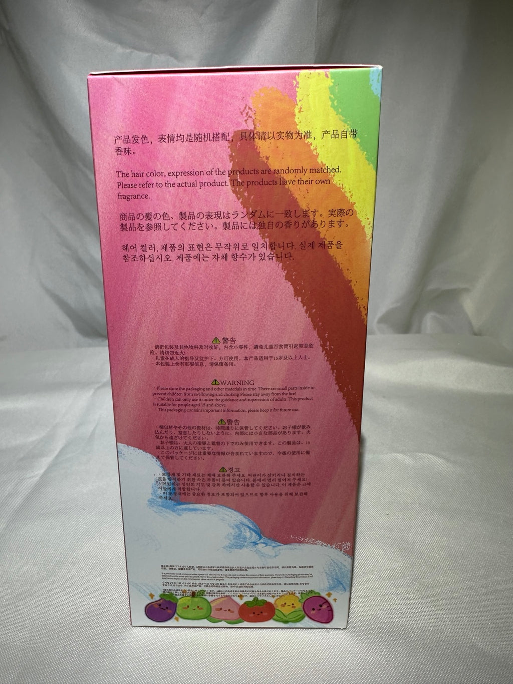 Side of Baby Three Comb Your Hair box with random color and expression information
